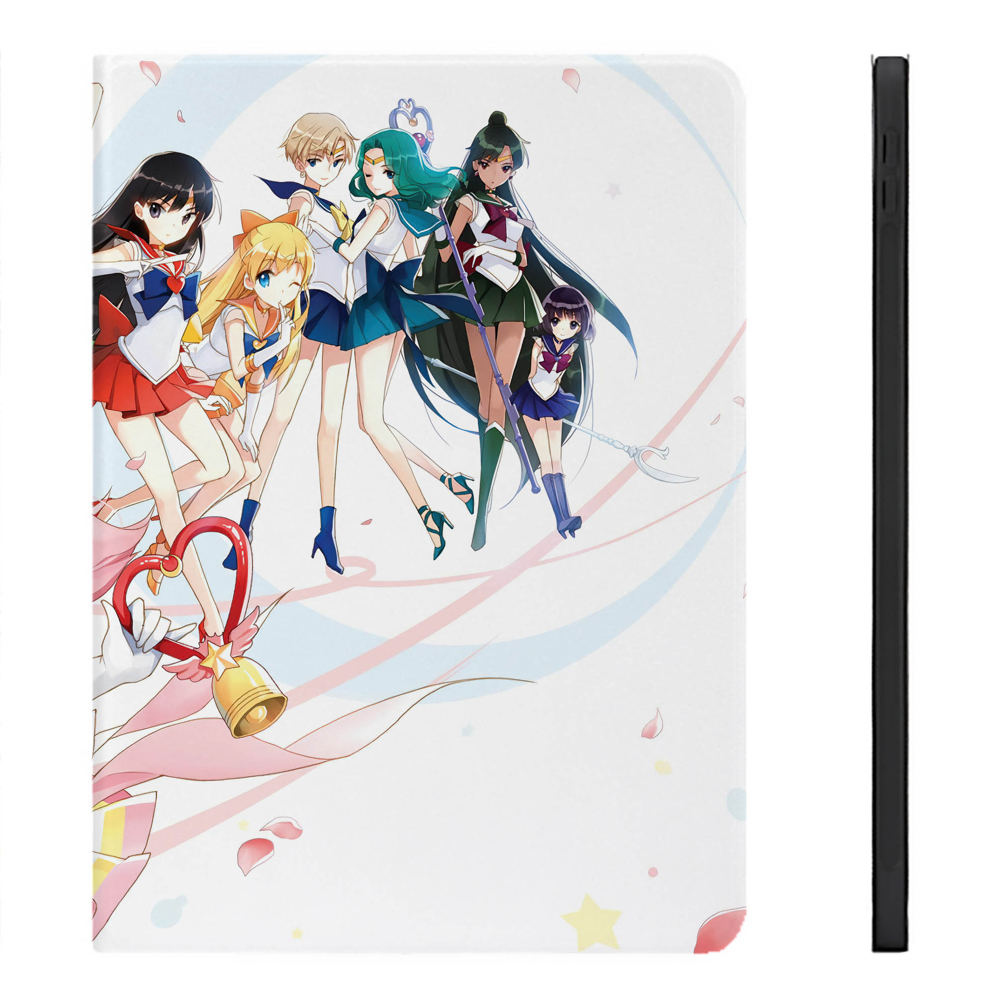 （画像用） 美少女戦士セーラームーン Sailor Moon IPadケース ペンホルダー付き ブックスタイルデザイン